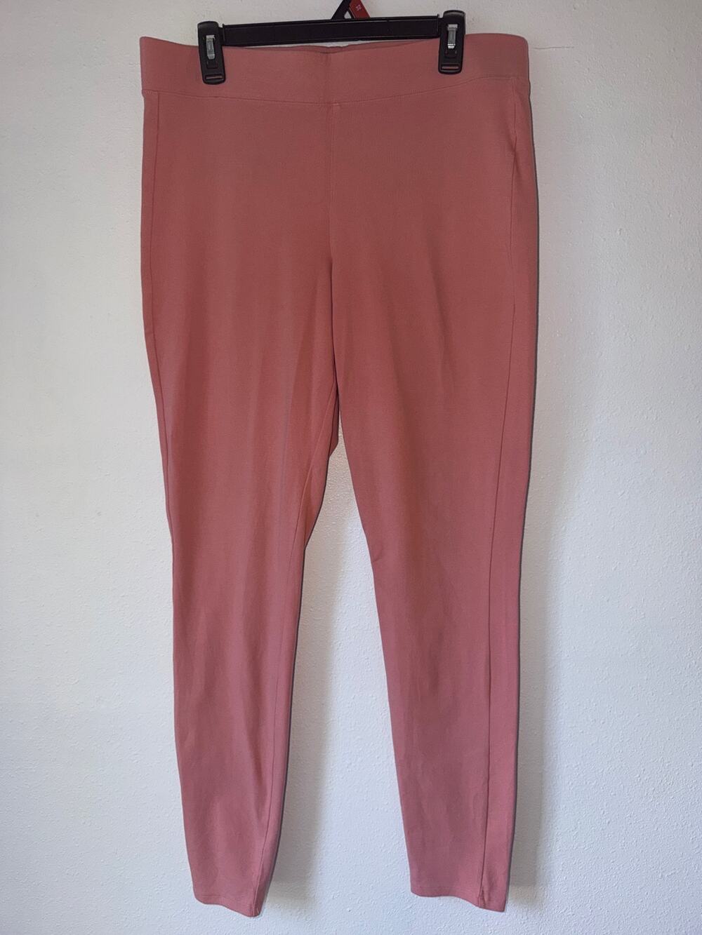Old Navy Pink Barbiecore Stretchy Elastic Waist Womens Leggings Size Large Tall